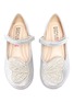 Figure View - Click To Enlarge - SOPHIA WEBSTER - 'Bibi Butterfly Mini' appliqué glitter toddler Mary Jane flats