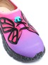 Detail View - Click To Enlarge - SOPHIA WEBSTER - 'Fly-Bi Mini' butterfly appliqué slip-on kids sneakers