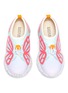Figure View - Click To Enlarge - SOPHIA WEBSTER - 'Fly-Bi Mini' butterfly appliqué slip-on kids sneakers