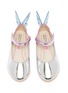 Figure View - Click To Enlarge - SOPHIA WEBSTER - 'Chiara' butterfly appliqué metallic leather toddler Mary Jane flats