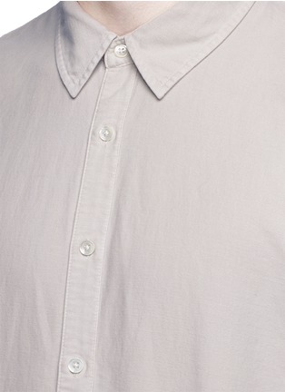 Detail View - Click To Enlarge - JAMES PERSE - Cotton moleskin shirt