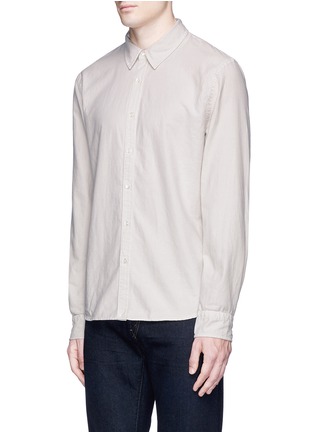 Front View - Click To Enlarge - JAMES PERSE - Cotton moleskin shirt