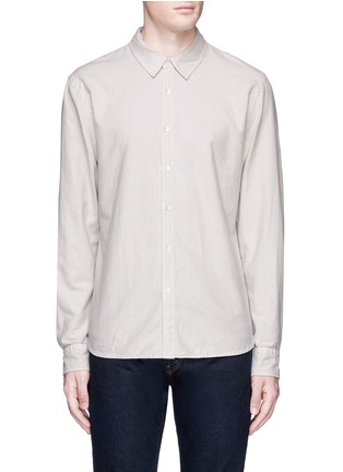 Main View - Click To Enlarge - JAMES PERSE - Cotton moleskin shirt