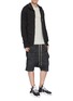 Figure View - Click To Enlarge - RICK OWENS DRKSHDW - 'Gimp' zip hoodie