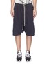 Main View - Click To Enlarge - RICK OWENS DRKSHDW - Graphic patch flap pocket drop crotch shorts