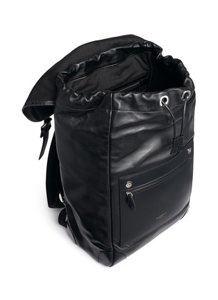Detail View - Click To Enlarge - GIVENCHY - 'Rider' leather backpack