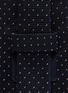 Detail View - Click To Enlarge - DRAKE'S - Mini dot embroidered woven silk tie