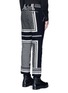 Back View - Click To Enlarge - SACAI - Dot scarf print cropped flannel pyjama pants
