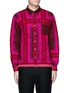 Main View - Click To Enlarge - SACAI - Grid check quilted flannel shirt jacket