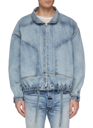 Main View - Click To Enlarge - FEAR OF GOD - Panelled denim trucker jacket