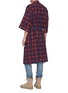 Back View - Click To Enlarge - FEAR OF GOD - Belted tartan plaid flannel robe coat
