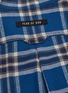  - FEAR OF GOD - Chest pocket tartan plaid flannel Henley shirt