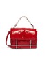 Main View - Click To Enlarge - ALEXANDER WANG - 'Halo' metal cage quilted leather mini shoulder bag