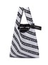 Main View - Click To Enlarge - ALEXANDER WANG - Logo stripe jacquard knit shopper bag
