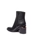 Detail View - Click To Enlarge - ALEXANDER WANG - 'Anna' cutout heel leather ankle boots