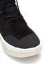 Detail View - Click To Enlarge - ALEXANDER WANG - 'a1' chunky outsole suede combat boots