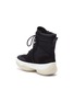  - ALEXANDER WANG - 'a1' chunky outsole suede combat boots