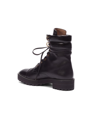  - STUART WEITZMAN - 'Lexy' leather combat boots