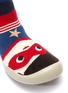 Detail View - Click To Enlarge - COLLÉGIEN - Superman intarsia toddler sock knit sneakers