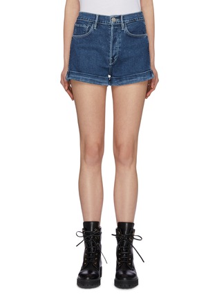 Main View - Click To Enlarge - 3X1 - 'Eden' roll cuff denim shorts