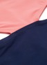  - FLAGPOLE SWIM - 'Lynn' detachable sash cutout side colourblock one-piece swimsuit
