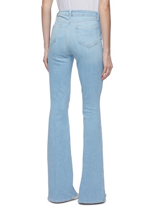 Back View - Click To Enlarge - L'AGENCE - 'Bell' washed flared jeans