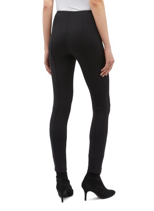 Back View - Click To Enlarge - THE ROW - 'Bosso' pintucked skinny leggings