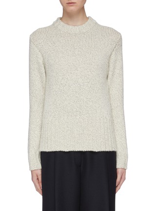 Main View - Click To Enlarge - THE ROW - 'Teddy' chunky cashmere-silk sweater