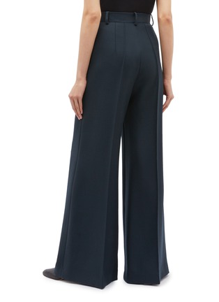 Back View - Click To Enlarge - THE ROW - 'Isla' pleated wide leg virgin wool pants