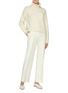 Figure View - Click To Enlarge - THE ROW - 'Max' pintucked virgin wool-silk suiting pants