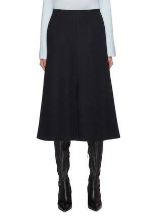 Main View - Click To Enlarge - THE ROW - 'Bea' wool-silk A-line midi skirt