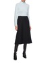 Figure View - Click To Enlarge - THE ROW - 'Bea' wool-silk A-line midi skirt