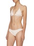 Figure View - Click To Enlarge - MARYSIA - 'Broadway' scalloped gingham check bikini bottoms