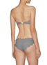Back View - Click To Enlarge - MARYSIA - 'Antibes Flower' appliqué scalloped gingham check bandeau top