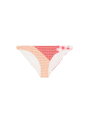 Main View - Click To Enlarge - MARYSIA - 'Suffolk' patchwork gingham check bikini bottoms
