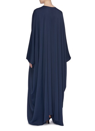 Back View - Click To Enlarge - THE ROW - 'Joanna' tassel tie waist drape V-neck gown