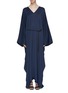 Main View - Click To Enlarge - THE ROW - 'Joanna' tassel tie waist drape V-neck gown