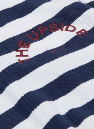  - THE UPSIDE - 'Faye' stripe rib knit racerback tank top