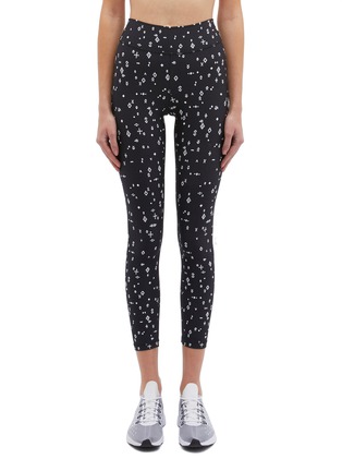 Main View - Click To Enlarge - THE UPSIDE - 'Signs Dance' print performance midi leggings