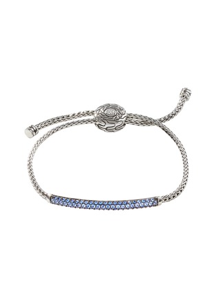 Main View - Click To Enlarge - JOHN HARDY - 'Classic Chain' sapphire silver mini bracelet