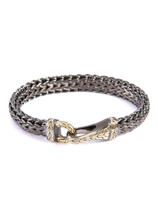 Main View - Click To Enlarge - JOHN HARDY - 'Classic Chain' gold large woven chain bracelet