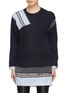 Main View - Click To Enlarge - SONIA RYKIEL - x Liya Kebede graphic patchwork cotton-silk sweater