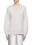 Main View - Click To Enlarge - VINCE - Oversized cashmere V-neck tunic sweater
