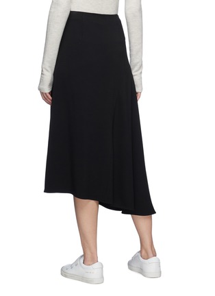Back View - Click To Enlarge - VINCE - Asymmetric crepe skirt