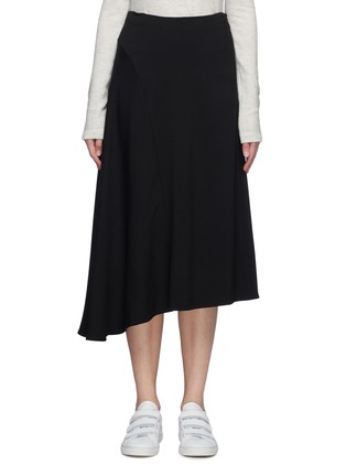 Main View - Click To Enlarge - VINCE - Asymmetric crepe skirt