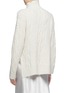 Back View - Click To Enlarge - VINCE - Asymmetric Merino wool blend cable knit turtleneck sweater