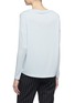 Back View - Click To Enlarge - VINCE - Boat neck long sleeve T-shirt