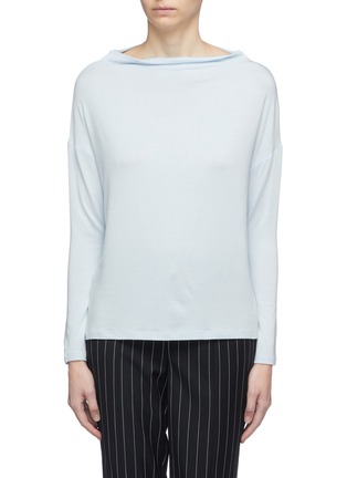 Main View - Click To Enlarge - VINCE - Boat neck long sleeve T-shirt