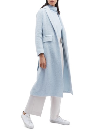 Figure View - Click To Enlarge - VINCE - Belted brushed coat