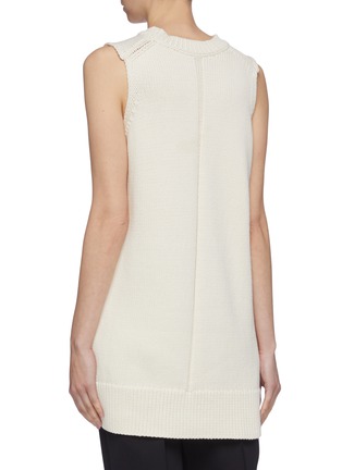Back View - Click To Enlarge - THE ROW - 'Dee' sleeveless tunic sweater